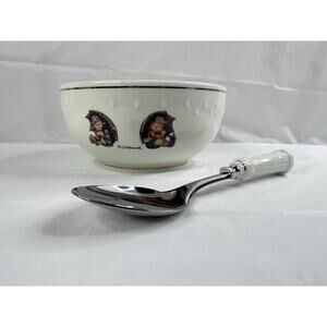 Hostess Collection Hummel Umbrella Girl & Umbrella Boy The Danbury Mint Goebel
